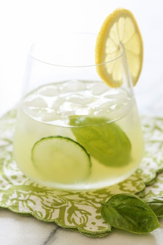 Basil Gurka Gin Cooler – Skinnytaste