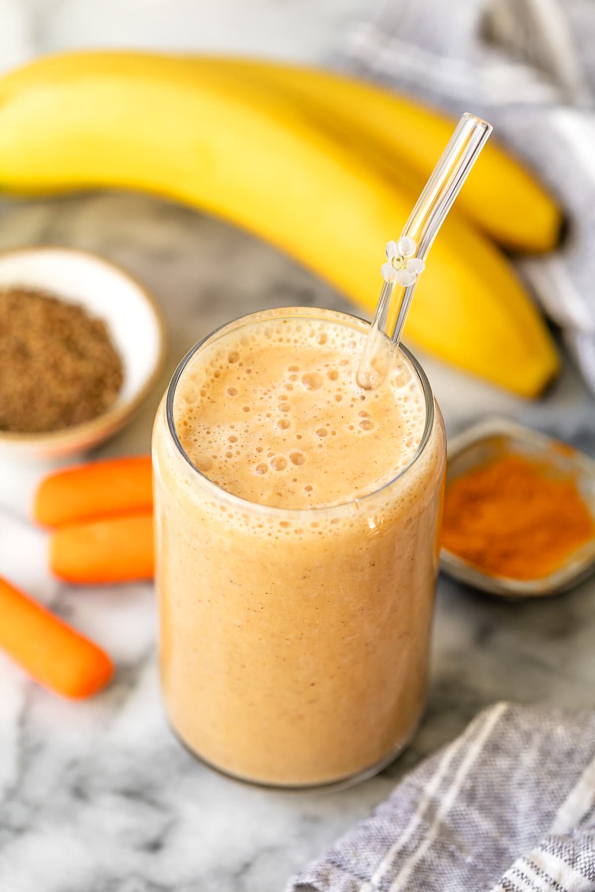 Morot bananproteinsmoothie – Skinnytaste