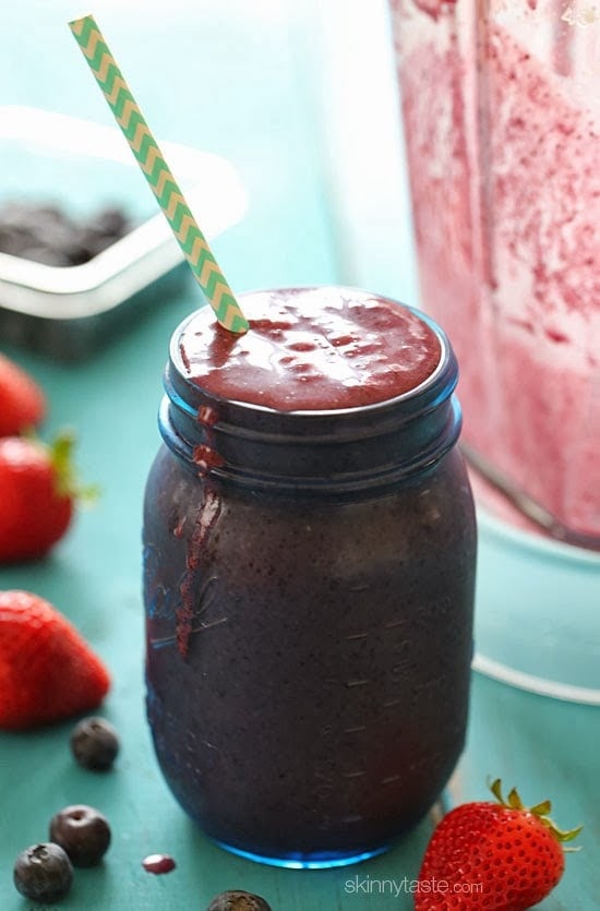 jordnötssmör gelé smoothie